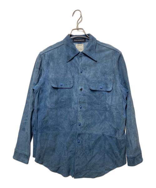MADISON BLUE（マディソンブルー）MADISON BLUE (マディソンブルー) スエードシャツ ブルー サイズ:Sの古着・服飾アイテム