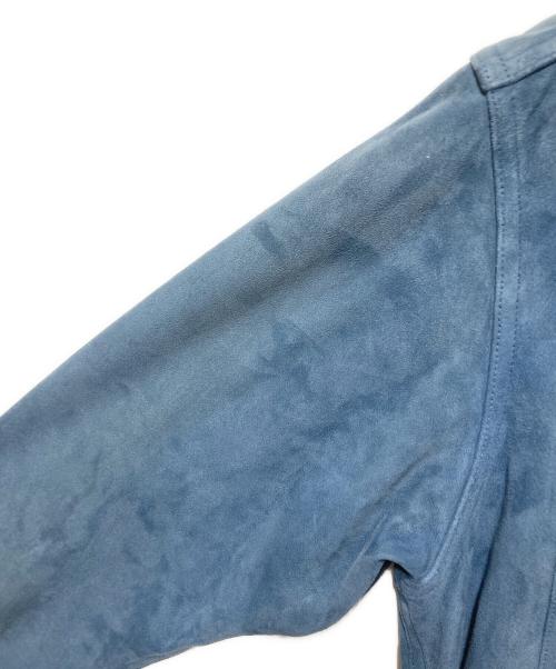 MADISON BLUE（マディソンブルー）MADISON BLUE (マディソンブルー) スエードシャツ ブルー サイズ:Sの古着・服飾アイテム