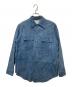 MADISON BLUE（マディソンブルー）の古着「スエードシャツ」｜ブルー