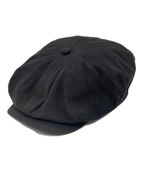 THE H.W.DOG&CO.（エイチダブリュードッグアンドコー）THE H.W.DOG&CO. (エイチダブリュードッグアンドコー) キャスケット ブラック サイズ:40の古着・服飾アイテム