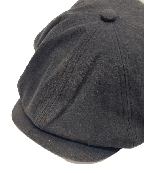 THE H.W.DOG&CO.（エイチダブリュードッグアンドコー）THE H.W.DOG&CO. (エイチダブリュードッグアンドコー) キャスケット ブラック サイズ:40の古着・服飾アイテム