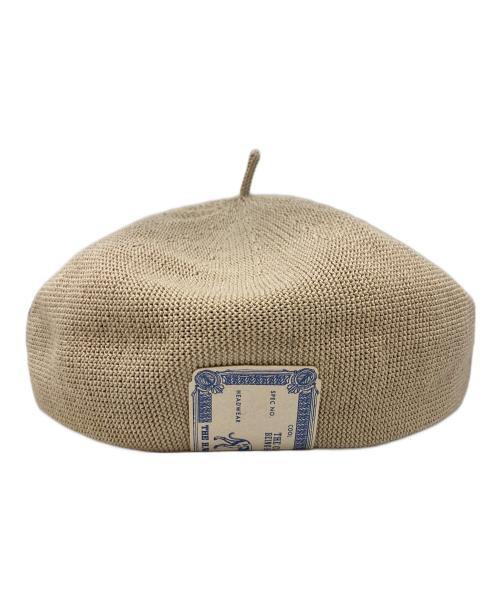 THE H.W.DOG&CO.（エイチダブリュードッグアンドコー）THE H.W.DOG&CO. (エイチダブリュードッグアンドコー) ベレー帽 ベージュの古着・服飾アイテム