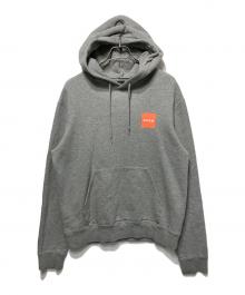 F.C.R.B.（エフシーレアルブリストル）の古着「SQUARE PULLOVER SWEAT HOODIE」｜グレー