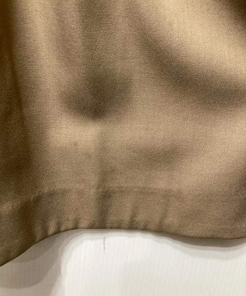 JENNE（ジェンヌ）JENNE (ジェンヌ) フレアタックジャンパードレスワンピース ベージュ サイズ:Ｍの古着・服飾アイテム