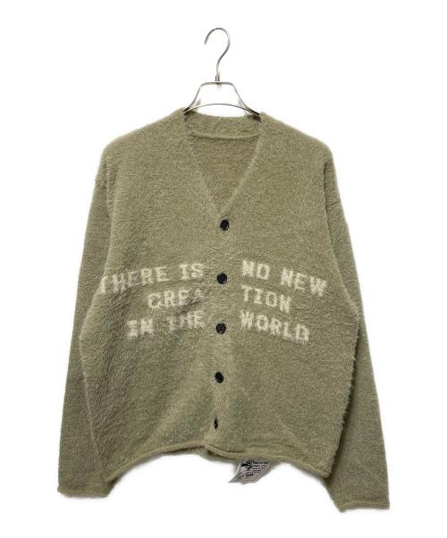 GUELL（グエル）GUELL (グエル) Shaggy Knit Cardigan カーキ サイズ:Ｌの古着・服飾アイテム