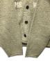 中古・古着 GUELL (グエル) Shaggy Knit Cardigan カーキ サイズ:Ｌ：13000円