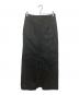 AURALEE (オーラリー) WASHED HARD TWIST CANVAS SKIRT ブラック：12000円