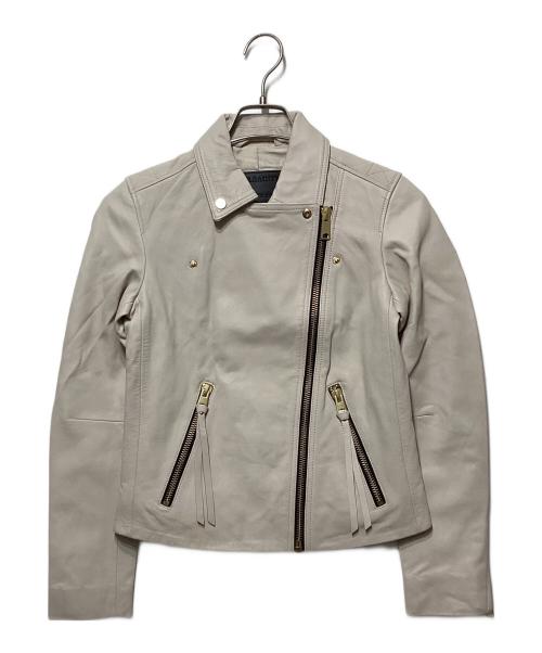 ALL SAINTS（オールセインツ）ALL SAINTS (オールセインツ) DALBY BIKER アイボリー サイズ:34の古着・服飾アイテム