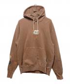 JORDAN BRANDジョーダン ブランド）の古着「M J TS HOODIE ARCHAEO」｜ブラウン