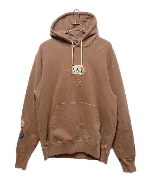 JORDAN BRAND（ジョーダン ブランド）JORDAN BRAND (ジョーダン ブランド) M J TS HOODIE ARCHAEO ブラウン サイズ:Ｌの古着・服飾アイテム