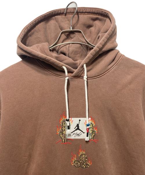 JORDAN BRAND（ジョーダン ブランド）JORDAN BRAND (ジョーダン ブランド) M J TS HOODIE ARCHAEO ブラウン サイズ:Ｌの古着・服飾アイテム