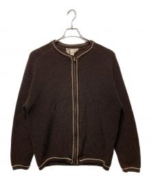 PENNEYS（ペニーズ）の古着「ジップカーディガン」｜ブラウン