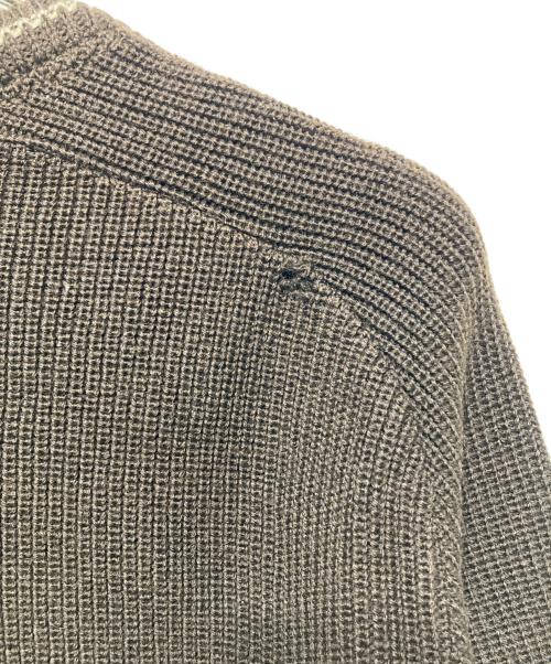 PENNEYS（ペニーズ）PENNEYS (ペニーズ) ジップカーディガン ブラウン サイズ:Mの古着・服飾アイテム