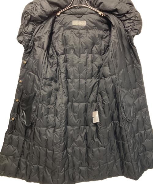 MaxMara（マックスマーラ）MaxMara (マックスマーラ) ベルテッドダウンコート ブラック サイズ:42の古着・服飾アイテム