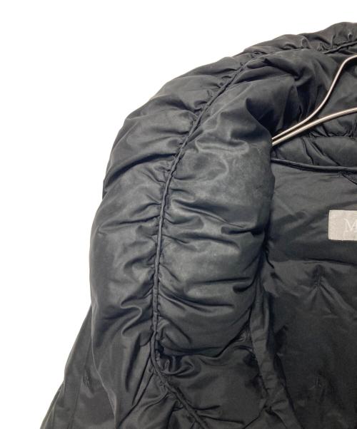 MaxMara（マックスマーラ）MaxMara (マックスマーラ) ベルテッドダウンコート ブラック サイズ:42の古着・服飾アイテム