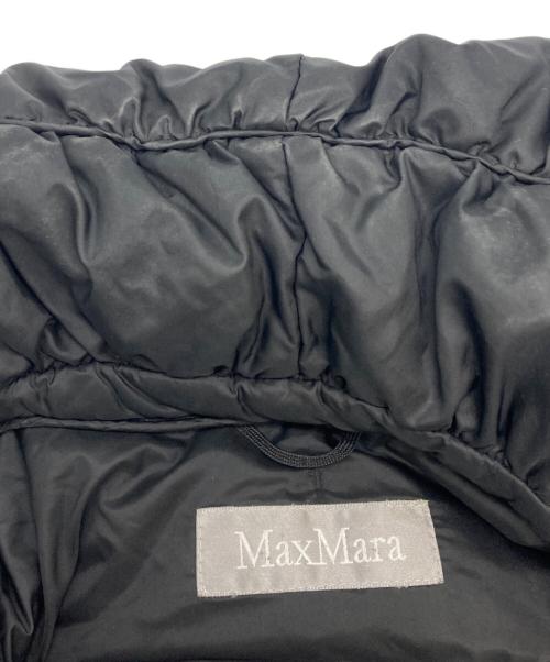 MaxMara（マックスマーラ）MaxMara (マックスマーラ) ベルテッドダウンコート ブラック サイズ:42の古着・服飾アイテム