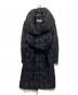 MaxMara（マックスマーラ）の古着「ベルテッドダウンコート」｜ブラック