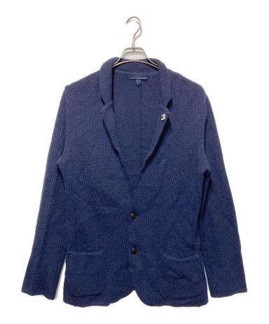 ラルディーニ　ネイビー　現行タグ　ニットシャツ　半袖　48サイズ 中古・古着通販】LARDINI (ラルディーニ) ニットジャケット ネイビー