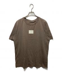 MM6 Maison Margiela（エムエムシックスメゾンマルジェラ）の古着「ロゴTシャツ」｜ブラウン