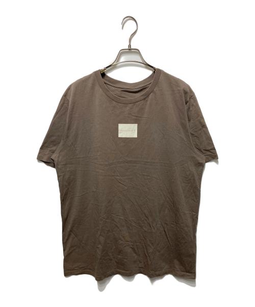 MM6 Maison Margiela（エムエムシックスメゾンマルジェラ）MM6 Maison Margiela (エムエムシックスメゾンマルジェラ) ロゴTシャツ ブラウン サイズ:Ｌの古着・服飾アイテム