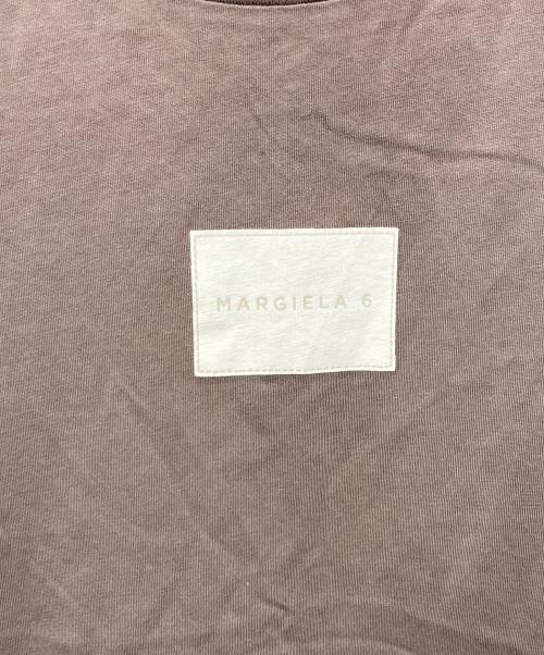 MM6 Maison Margiela（エムエムシックスメゾンマルジェラ）MM6 Maison Margiela (エムエムシックスメゾンマルジェラ) ロゴTシャツ ブラウン サイズ:Ｌの古着・服飾アイテム