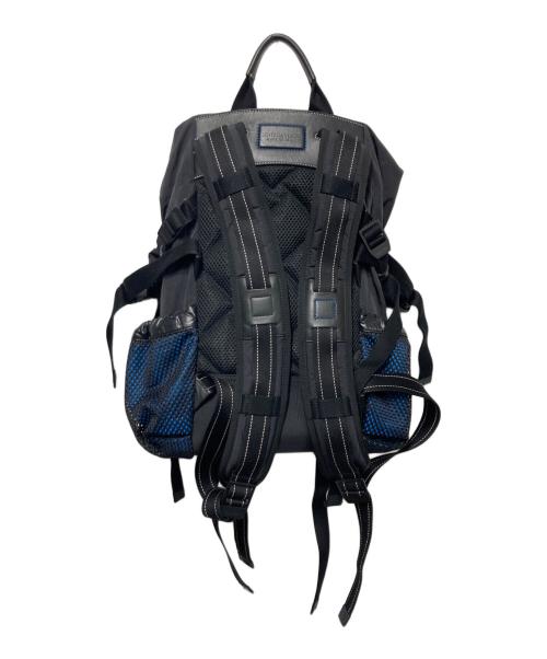 BOTTEGA VENETA（ボッテガベネタ）BOTTEGA VENETA (ボッテガベネタ) バックパック ブラック×ブルーの古着・服飾アイテム