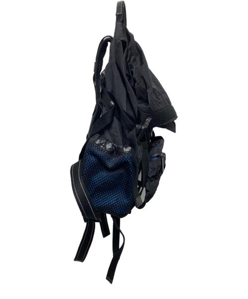 BOTTEGA VENETA（ボッテガベネタ）BOTTEGA VENETA (ボッテガベネタ) バックパック ブラック×ブルーの古着・服飾アイテム