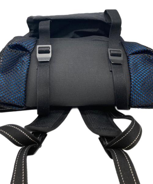 BOTTEGA VENETA（ボッテガベネタ）BOTTEGA VENETA (ボッテガベネタ) バックパック ブラック×ブルーの古着・服飾アイテム