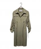 MURRALミューラル）の古着「Gathered sleeve military coat」｜グリーン