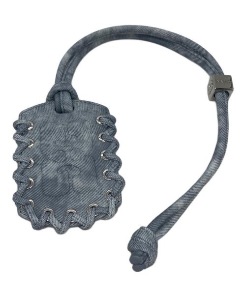 GANNI（ガニー）GANNI (ガニー) Bleached Medium Hobo Bag スカイブルーの古着・服飾アイテム