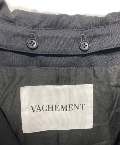 VACHEMENT（ヴァシュモン）VACHEMENT (ヴァシュモン) 撥水ギャバキルティングロングコート ブラック サイズ:Mの古着・服飾アイテム