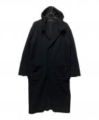 Y'sワイズ）の古着「フーデッドコート」｜ブラック