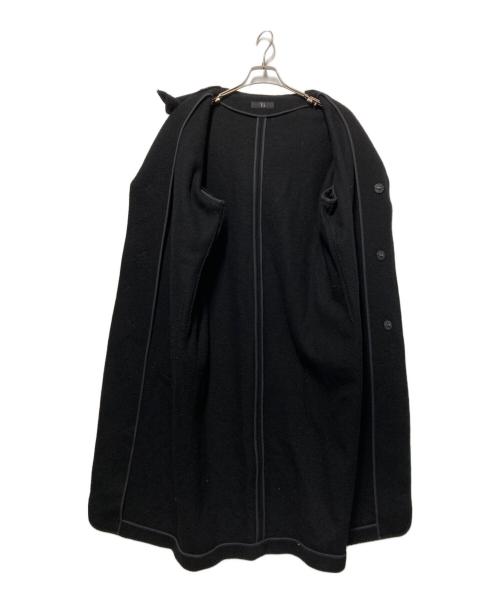 Y's（ワイズ）Y's (ワイズ) フーデッドコート ブラック サイズ:2の古着・服飾アイテム