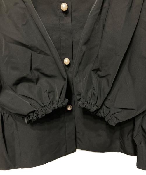 Sono（ソーノ）Sono (ソーノ) サイドティアードブルゾン ブラック サイズ:1の古着・服飾アイテム