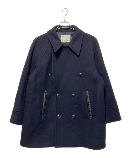 uncrave（アンクレイヴ）uncrave (アンクレイヴ) メルトンPコート ネイビー サイズ:1の古着・服飾アイテム