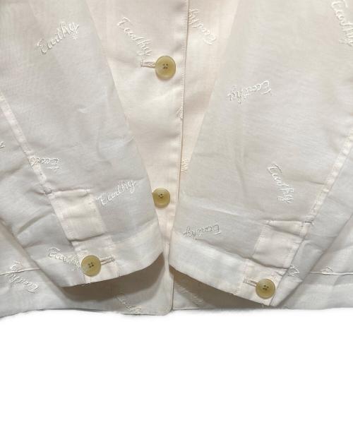 Spick and Span（スピック＆スパン）Spick and Span (スピック＆スパン) 刺繍オーガンジージャケット ベージュ サイズ:freeの古着・服飾アイテム