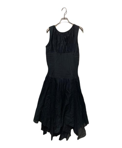 ISSEY MIYAKE FETE（イッセイミヤケフェット）ISSEY MIYAKE FETE (イッセイミヤケフェット) N/S切替ワンピース ブラック サイズ:3の古着・服飾アイテム