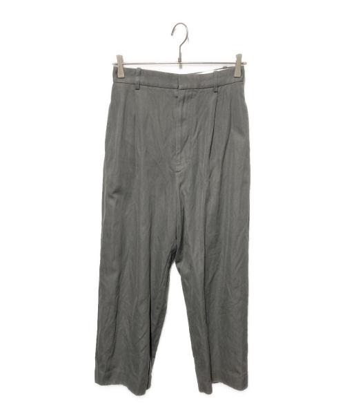 YLEVE（イレーヴ）YLEVE (イレーヴ) FINX COTTON RAMMY TWILL TR/コットンツイルトラウザース グレー サイズ:1の古着・服飾アイテム