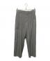 YLEVE（イレーヴ）の古着「FINX COTTON RAMMY TWILL TR/コットンツイルトラウザース」｜グレー