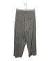YLEVE (イレーヴ) FINX COTTON RAMMY TWILL TR/コットンツイルトラウザース グレー サイズ:1：5000円