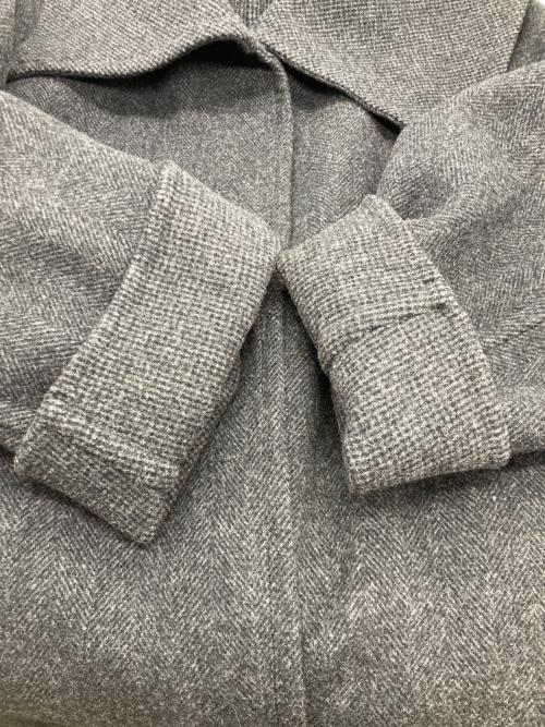 H BEAUTY&YOUTH（エイチ ビューティー&ユース）H BEAUTY&YOUTH (エイチ ビューティー&ユース) STAND COLLAR COAT/コート グレー サイズ:Ｓの古着・服飾アイテム