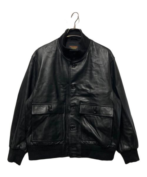 skookum（スクーカム）skookum (スクーカム) JOURNAL STANDARD relume (ジャーナルスタンダード レリューム) 別注 A-1 バルスタージャケット ブラック サイズ:Ｌの古着・服飾アイテム