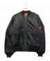 ALPHA INDUSTRIES（アルファインダストリーズ）の古着「MA-1ジャケット」｜ブラック