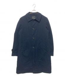 green label relaxing（グリーンレーベルリラクシング）の古着「Loro Piana STORM/S ステンカラーコート」｜ネイビー