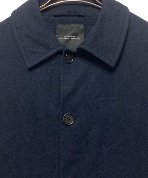 green label relaxing（グリーンレーベルリラクシング）green label relaxing (グリーンレーベルリラクシング) Loro Piana STORM/S ステンカラーコート ネイビー サイズ:Ｍの古着・服飾アイテム