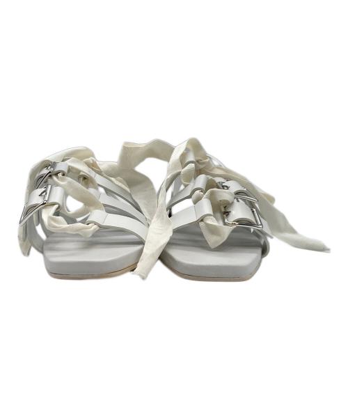 JIL SANDER（ジルサンダー）JIL SANDER (ジルサンダー) サンダル ホワイト サイズ:39の古着・服飾アイテム