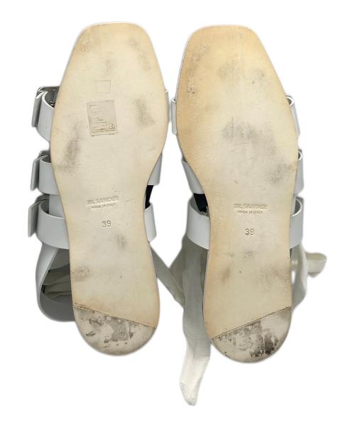 JIL SANDER（ジルサンダー）JIL SANDER (ジルサンダー) サンダル ホワイト サイズ:39の古着・服飾アイテム