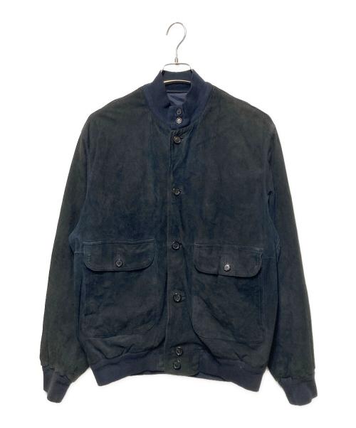 ENRICO MANDELLI（エンリコ・マンデッリ）ENRICO MANDELLI (エンリコ・マンデッリ) スウェードジャケット ネイビー サイズ:不明の古着・服飾アイテム