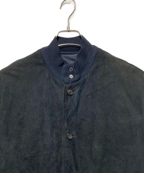 ENRICO MANDELLI（エンリコ・マンデッリ）ENRICO MANDELLI (エンリコ・マンデッリ) スウェードジャケット ネイビー サイズ:不明の古着・服飾アイテム