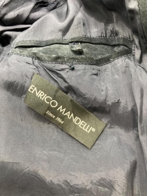 ENRICO MANDELLI（エンリコ・マンデッリ）ENRICO MANDELLI (エンリコ・マンデッリ) スウェードジャケット ネイビー サイズ:不明の古着・服飾アイテム